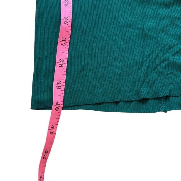 ENZA COSTA Dress Women Small Green  Silk Blend Ribbed Tank Midi Sleeveless - Picture 7 of 8